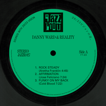 Danny Ward & Reality - Danny Ward & Reality - Artists Danny Ward & Reality Genre Jazz, Reissue Release Date 6 Oct 2023 Cat No. JAZZR027 Format 12