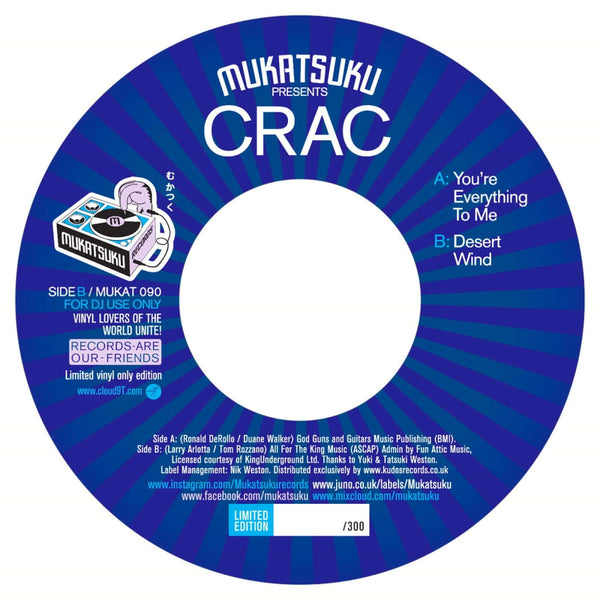 Crac - You're Everything To Me Vinyl