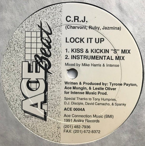 C.R.J. - Lock It Up Vinyl - Vinyl Record