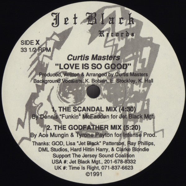 Curtis Masters - Love Is So Good Vinyl