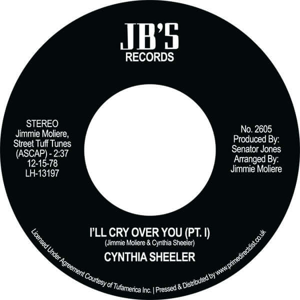 Cynthia Sheeler - I'll Cry Over You Vinyl