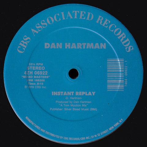 Dan Hartman - Instant Replay / Vertigo/Relight My Fire Vinyl - Vinyl Record