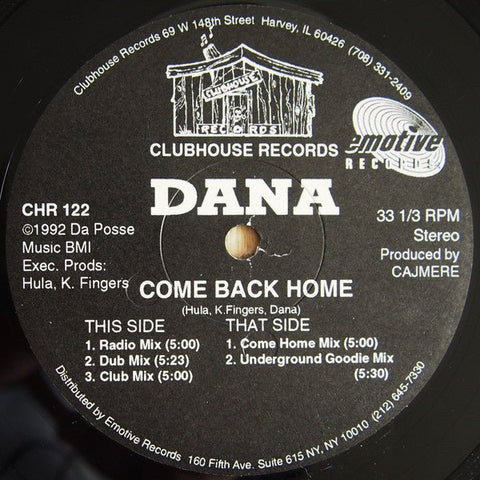 Dana Stovall - Come Back Home Vinyl - Vinyl Record