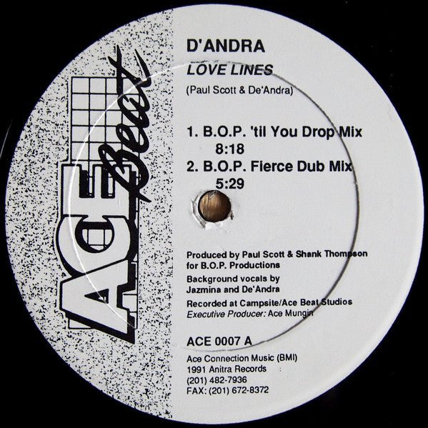 D'Andra - Love Lines Vinyl