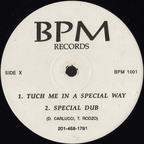 Dave Carlucci & Tony Rodriguez - Tuch Me In A Special Way Vinyl - Vinyl Record