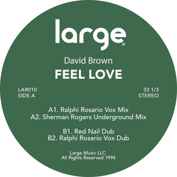 David Brown - Feel Love Vinyl