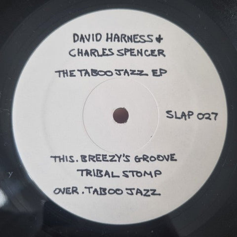 David Harness & Charles Spencer - The Taboo Jazz EP Vinyl - Vinyl Record