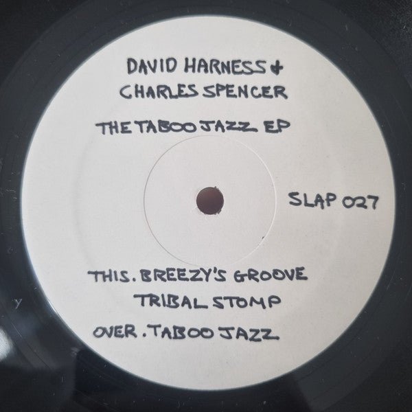 David Harness & Charles Spencer - The Taboo Jazz EP Vinyl