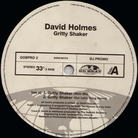 David Holmes - Gritty Shaker Vinyl - Vinyl Record