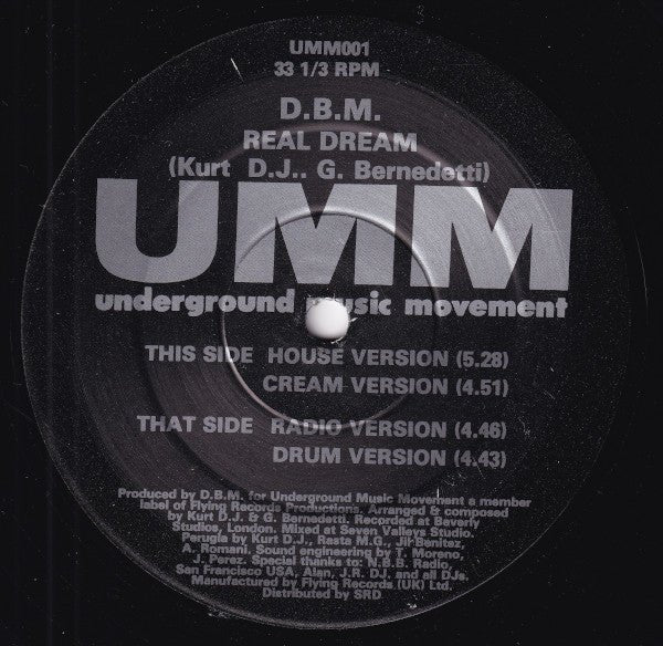 DBM - Real Dream Vinyl