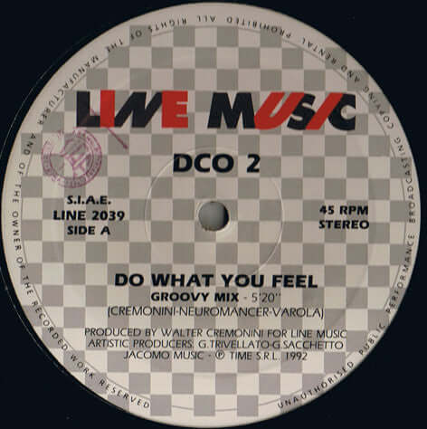 Dco2 - Do What You Feel Vinyl