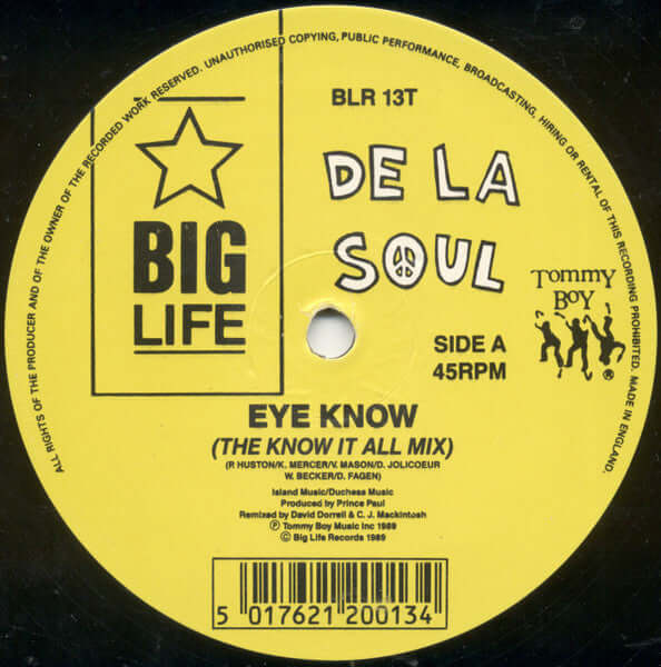 De La Soul - Eye Know Vinyl