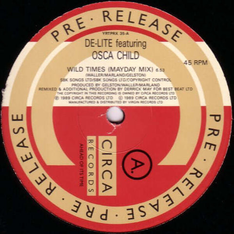 De - Lite - Wild Times Vinyl - Vinyl Record