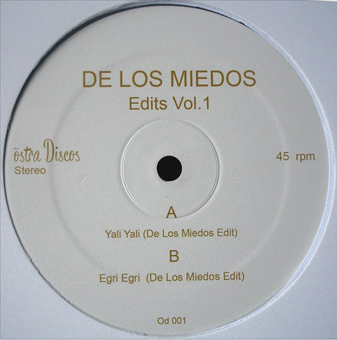 De Los Miedos - Edits Vol.1 Vinyl - Vinyl Record