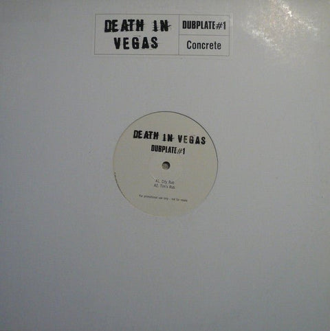 Death In Vegas - Dubplate 1 Vinyl - Vinyl Record