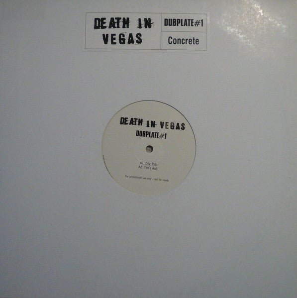 Death In Vegas - Dubplate 1 Vinyl