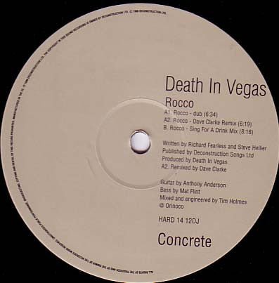 Death In Vegas - Rocco Vinyl