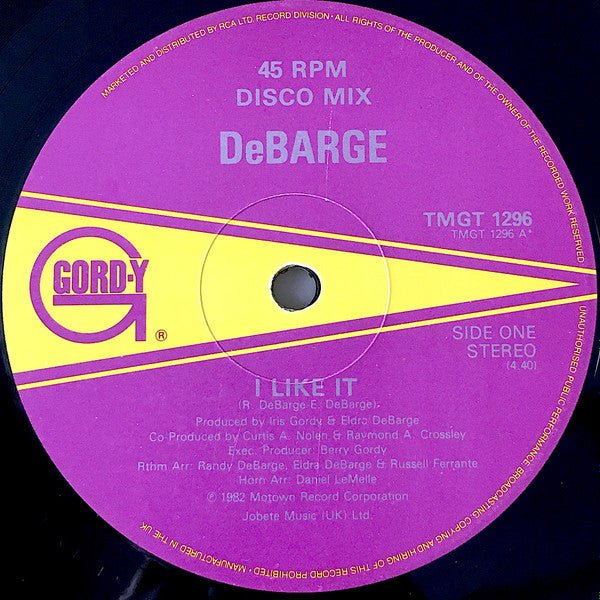 DeBarge - I Like It Vinyl