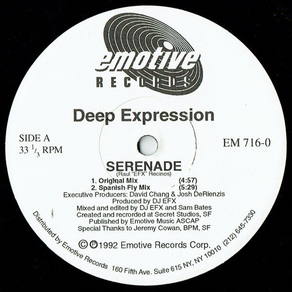 Deep Expression - Serenade Vinyl