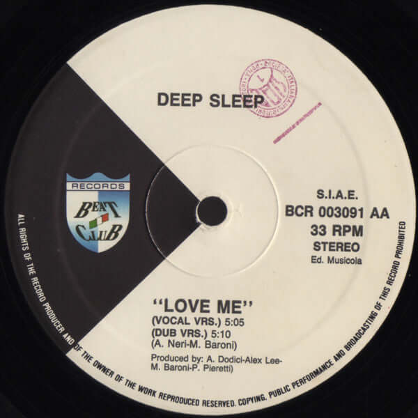Deep Sleep - Love Me Vinyl