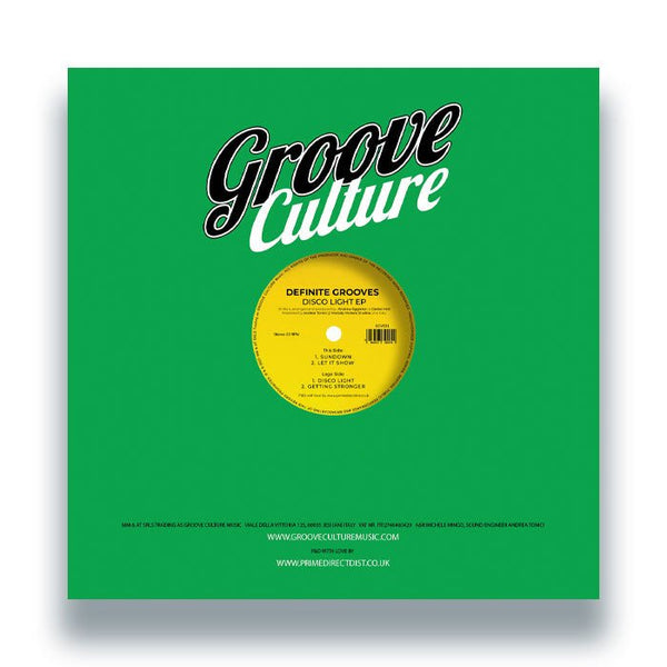 Definite Grooves - Disco Light EP Vinyl