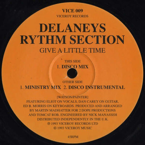 Delaney's Rhythm Section - Give A Little Time Vinyl - Vinyl Record