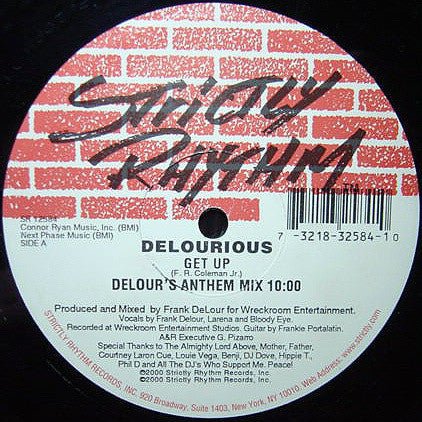 Delourious - Get Up Vinyl