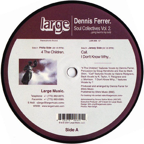 Dennis Ferrer - Soul Collectives Vol. 2 (...Going Back To My Rootz) Vinyl - Vinyl Record