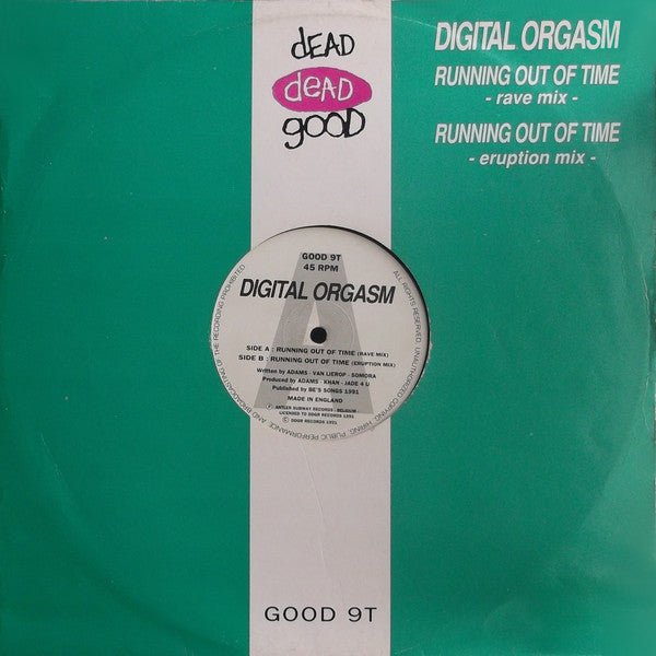 Digital Orgasm - Running Out Of Time Vinyl