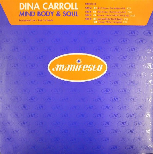 Dina Carroll - Mind, Body & Soul Vinyl