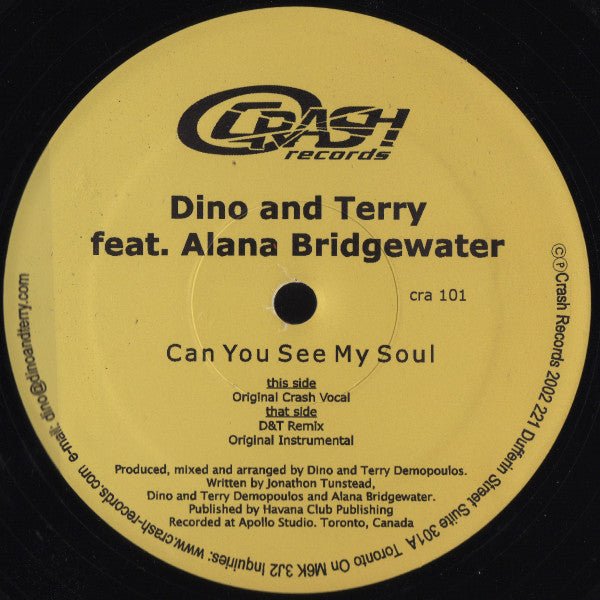 Dino And Terry Feat. Alana Bridgewater - Can You See My Soul Vinyl