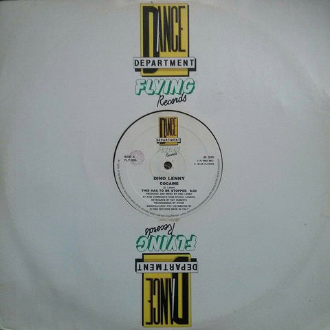 Dino Lenny - Cocaine Vinyl - Vinyl Record