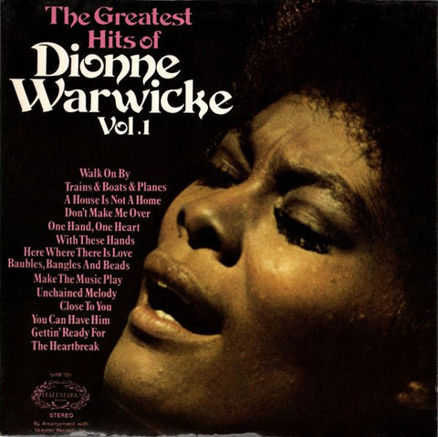 Dionne Warwicke - The Greatest Hits Of Dionne Warwicke Vol. 1 Vinyl - Vinyl Record