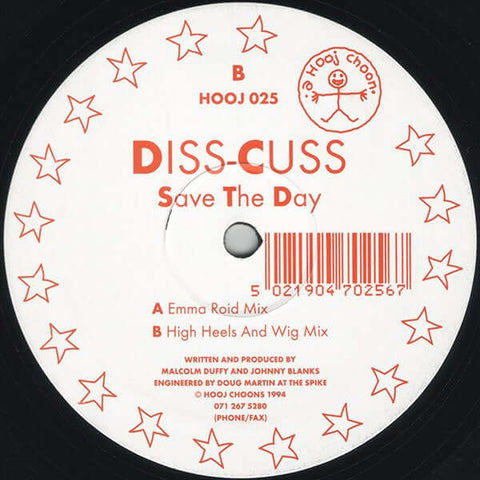 Diss - Cuss - Save The Day Vinyl - Vinyl Record
