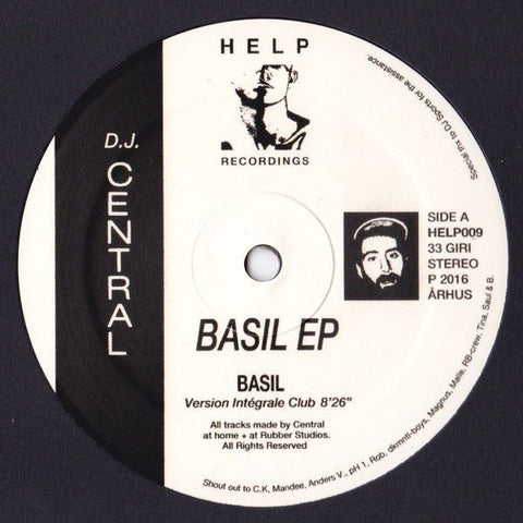 D.J. Central - Basil EP Vinyl - Vinyl Record