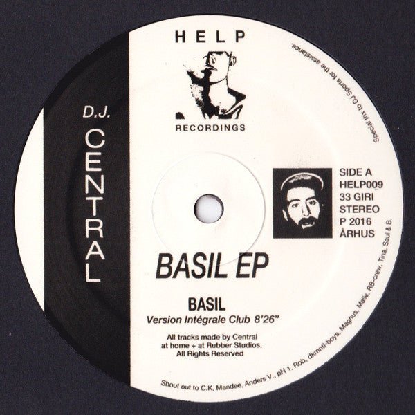 D.J. Central - Basil EP Vinyl