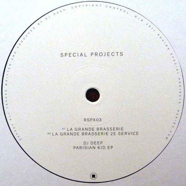 DJ Deep - Parisian Kid EP Vinyl