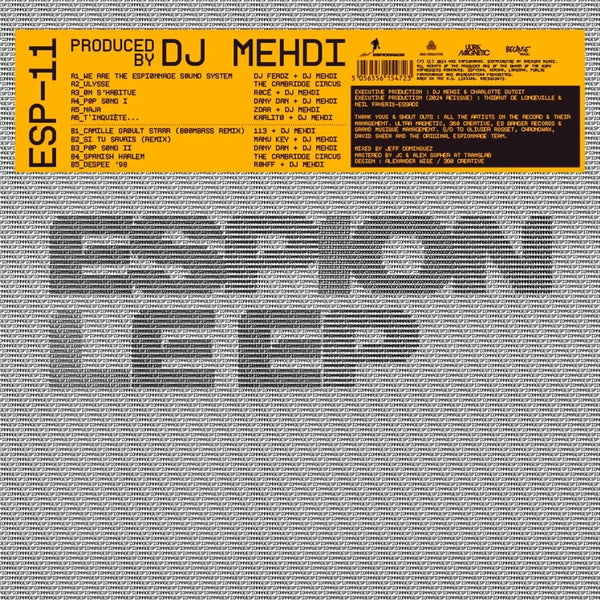 DJ Mehdi - Espion EP (Orange Vinyl) Vinyl