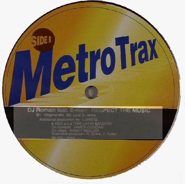 DJ Romain Featuring E - Man - Respect The Music Vinyl