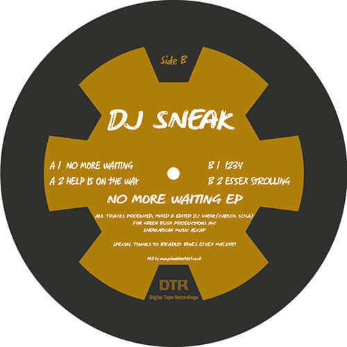 DJ Sneak - No More Waiting EP Vinyl