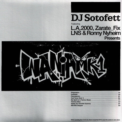 DJ Sotofett - WANIA mk1 Vinyl - Vinyl Record