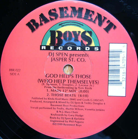 DJ Spen Presents Jasper Street Co. - God Helps Those (Who Help Themselves) Vinyl - Vinyl Record