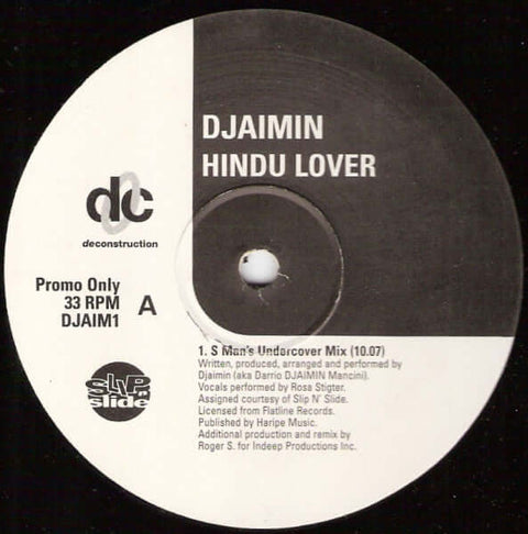 Djaimin - Hindu Lover Vinyl - Vinyl Record
