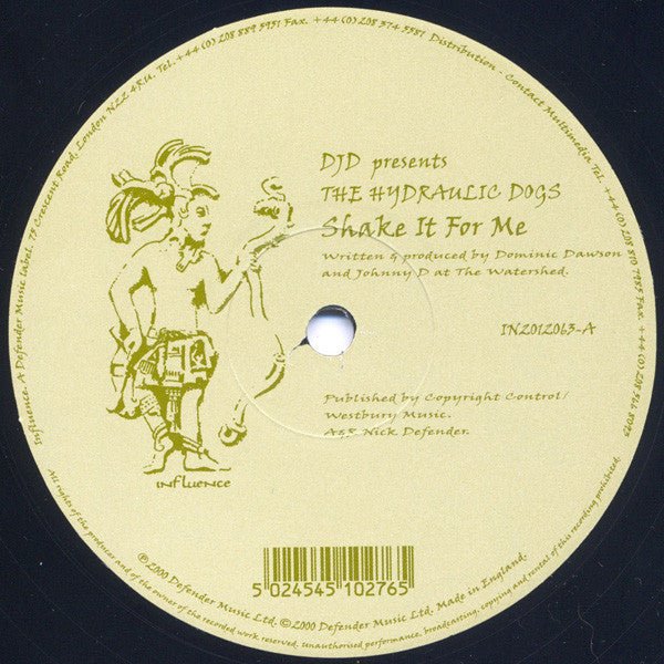DJD Presents The Hydraulic Dogs - Shake It For Me Vinyl