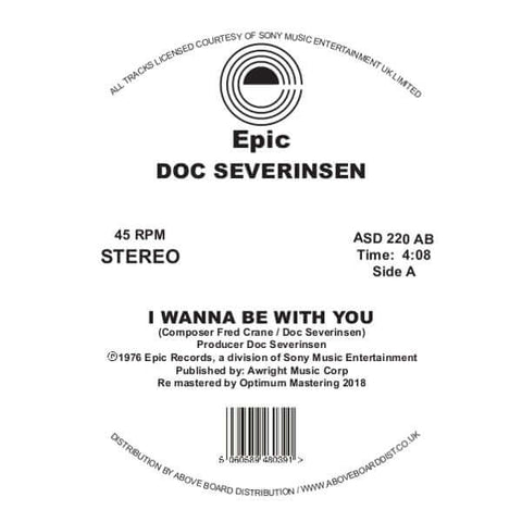 Doc Severinsen - I Wanna Be With You (DJ Harvey Edit) Vinyl - Vinyl Record