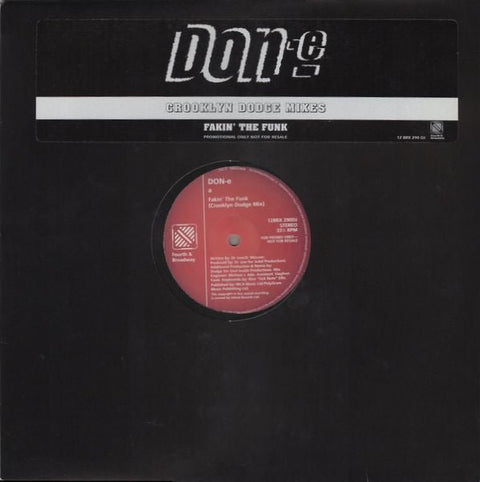 DON - e - Fakin' The Funk (Crooklyn Dodge Mixes) Vinyl - Vinyl Record