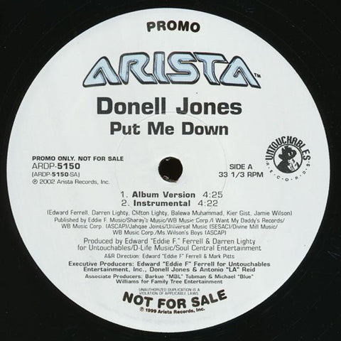 Donell Jones - Put Me Down Vinyl - Vinyl Record