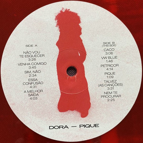 Dora Morelenbaum - Pique (Red Vinyl) Vinyl - Vinyl Record
