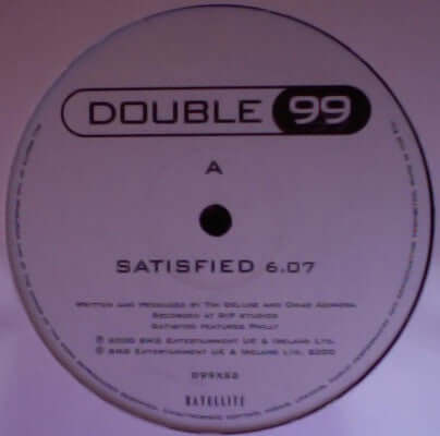 Double 99 - Satisfied / Love Is All You Need (Demo) Vinyl - Vinyl Record