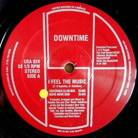 Downtime - I Feel The Music Vinyl - Vinyl Record